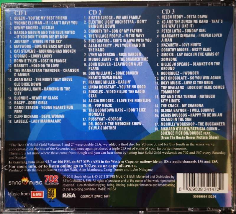 Solid Gold - Volume 4 Hits Of The 70s (3-CD) [New]